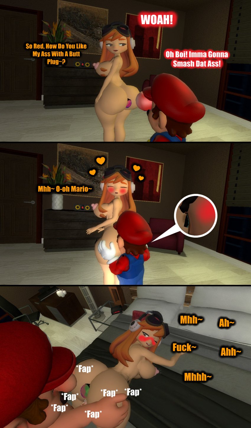smg4 mario x meggy porn comics - Hentai 44