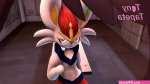 lbrackpovrsqb Trainer Rewards Her Cinderace lbracksfmrsqb lbrackcommissionrsqb lparanimated By Tony Tapetasfmrpar