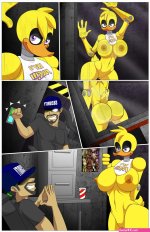 Five nights at freddys night guard Comics