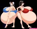 Belly inflation animations