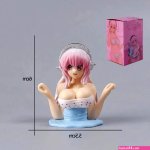 Anime Sonico Sexy Figure Chest Shaking PVC Girl Doll Model Hentai Statue
