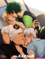 Deku Bakugou and Todoroki from bakugou fucks deku Post