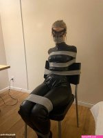 Criminal Catburglar Unmasked In Bondage