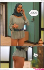 Porn comic Alpha. Chapter 2. LoseKorntrol Hijab 3DX. Sex comic busty brunette beauty