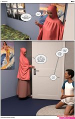 Porn comic 10 AM. Chapter 1. LoseKorntrol Hijab 3DX. Sex comic busty brunette MILF