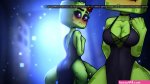 Minecraft Horny Craft 2 Creeper Girl big boobs Cosplay at night