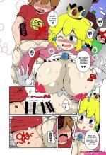 Porn comic Super Mario Bros Color. Erotic comic and began to