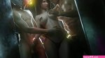 3D Compilation: Tifa Lockhart Threesome Blowjob Fucked against Wall Final Fantasy Uncensored Hentai