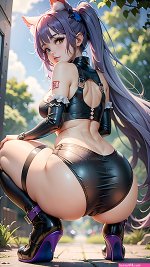nice ass shown by cute hentai babe by AiDigitals on DeviantArt