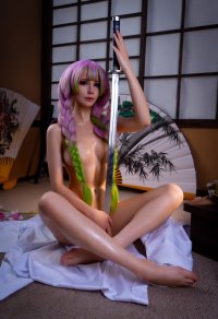 Japan Neon Girl on X: Anime Kimetsu no Yaiba Demon Slayer Cosplay Mitsuri Kanroji Hentai nsfw sex