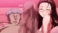 The office lady has big boobs and she is milking a big dick in this hentai