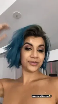 Getting royally fucked in the bathroom. My pussys drowning in his cum. Swipe for more Onlyfans Antics.