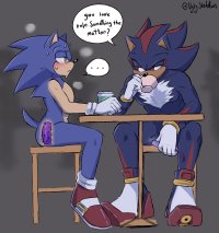 Ugly Skeleton on X: At the Coffee Shop 12 sonadow nsfw