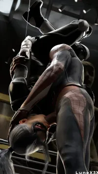 Black Cat x Spider-Man LuneX Marvel free hentai porno xxx comics rule34 nude art at HentaiLib.net