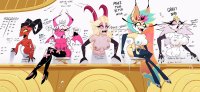 hazbin hotel helluva boss barbie wire queen bee-lzebub helluva boss stella helluva boss