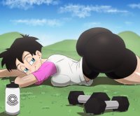 Rule 34 XYZ dragon ball videl metalsplinter 1girls ass focus