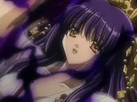 Young and sweet anime girl in romantic hentai cartoon