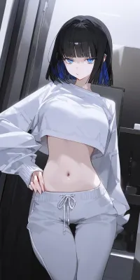 White Crop Top free hentai porno xxx comics rule34 nude art at HentaiLib.net