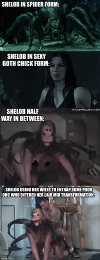 Shelob in the unreleased directors cut be like: : rlotrmemes