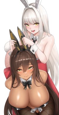 Noir And Blanc Double Bunny Fun kuronerinka Nikke