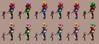 Electra Sprite Sheet 1 by Dboy