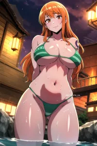 Nami in onsen