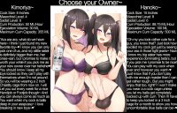 Choose Your Owner futachastitycum productionchoice : rhentaicaptions