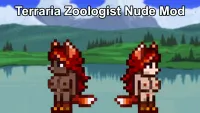 Terraria Zoologist Nude White Skin Option
