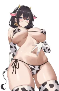 Cow Print Bikini Artists Original free hentai porno xxx comics rule34 nude art at HentaiLib.net