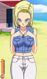 Android 18 Tit Drop Gif 2623