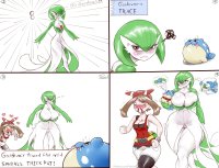 Gardevoir thick fat ability comic by Plasmidhentai