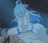 Aqua x kazuma hentai image 14