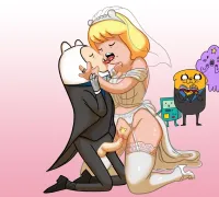 Finn and Minerva Wedding Hora de Aventura Ztaroth