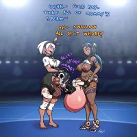 2 v 1 Gym Battle Porn comics free online