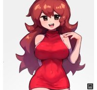 FNF Girlfriend With Clothes