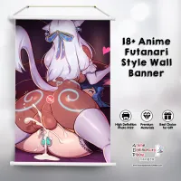 ADP Futa Hard Cum! 18 Futanari Style Premium Mature Wall Banner ADP-FB-005