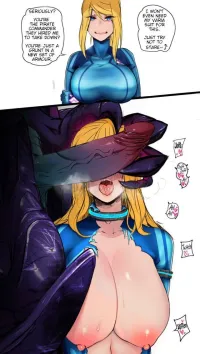 Zero Suit Samus VS Pirate Commander Metroid free hentai porno xxx comics rule34 nude art at HentaiLib.net