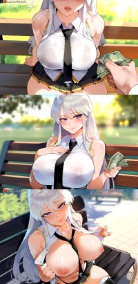azur lane enterprise azur lane luxuriaart ai generated artstyle imitation