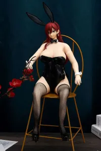 Erza Scarlet 14 Scale Bunny Girl Figure 50cm Fairy Tail Anime Sex Do