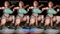 3D file FUTA Lara Croft Tomb Raider NSFW version with Miniatures COMBO PACK 3D printer design to downloadCults