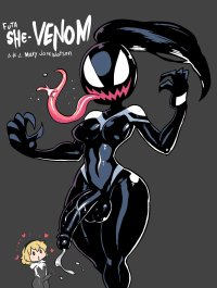 She-venom X Femboy-Gwen