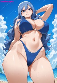 fairy tail juvia lockser bombacopta 1girls ai generated