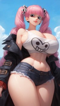 one piece perona manah artist 1girls 2d