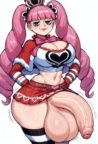 one piece perona 1futa abs ai generated