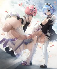 Rule 34 XYZ re:zero kara hajimeru isekai seikatsu emilia re:zero ram re:zero rem re:zero sinensian