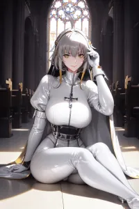 Holy White Latex free hentai porno xxx comics rule34 nude art at HentaiLib.net