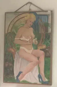 Pintura Mujer desnuda vintage de segunda mano por 60 EUR en Torrevieja en WALLAPOP
