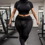 Hijab Blue Eyes Gym