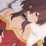 Sleepy Frippy on X: Futa Aqua getting Megumin to wake up already Full Animated ver on Discord