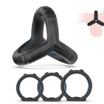 Silicone Penis Cock Ring Set 4 Sizes Cock COC Rings Male Enhancing Ring Sex Toys for